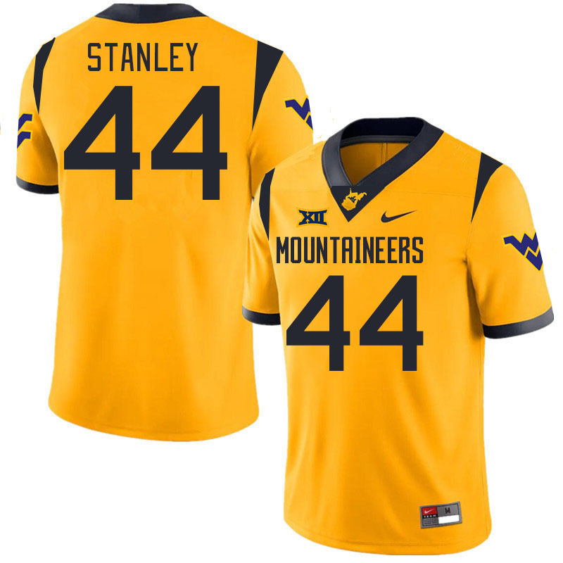 Men #44 Casey Stanley West Virginia Mountaineers College 2024 New Uniforms Football Jerseys Stitched